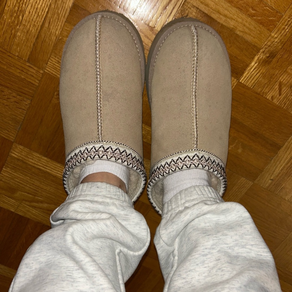 Cozy Tan Slippers